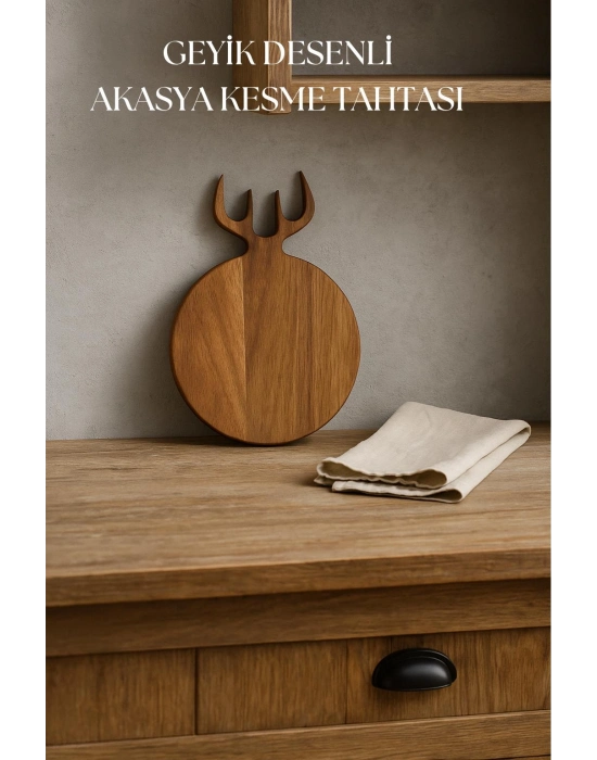 Akasya Kesme Tahtası & Sunum Tahtası 21x32x1,5 cm