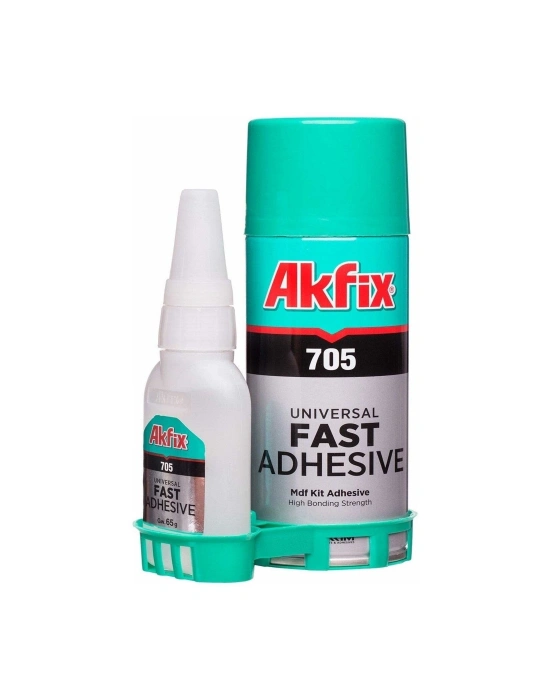 ® Akfix Hızlı Yapıştırıcı 200 ml + 50 gr Set