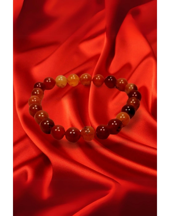 Akik Doğal Taş Bileklik Kutulu