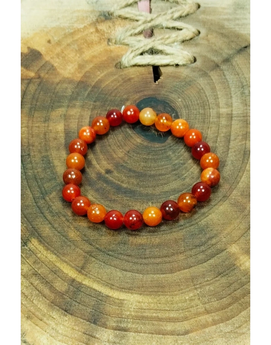 Akik Doğal Taş Bileklik Kutulu