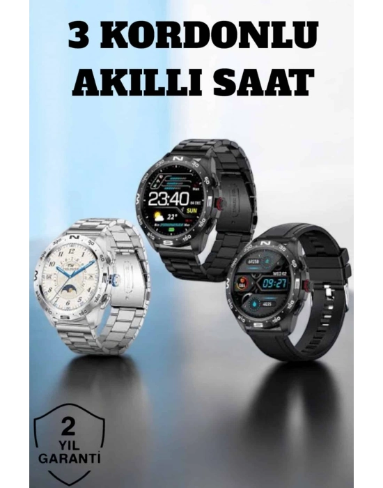 Akıllı Saat Arama Cevaplayan Titreşim Özelliğiyle Bildirim Görebilen