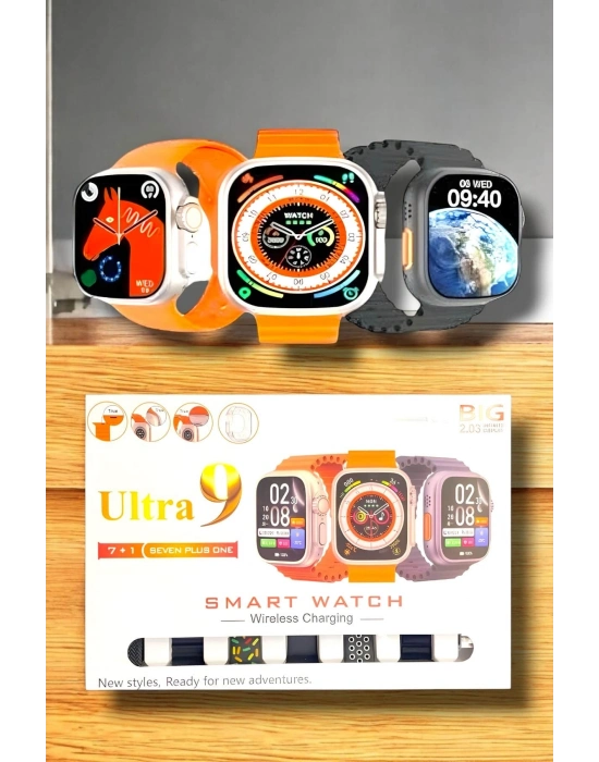 ® Akıllı Saat Bluetooth Bağlantılı 2.09 İnç HD Ekran ve Çok Yönlü Sağlık Takibi