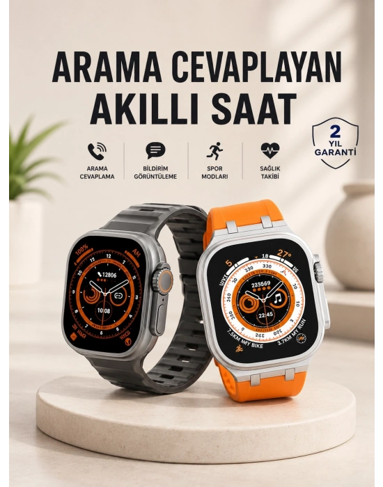 Akıllı Saat GPS, Sağlık Ve Uyku Takibi Arama Cevaplayan Bluetooth Bağlantılı