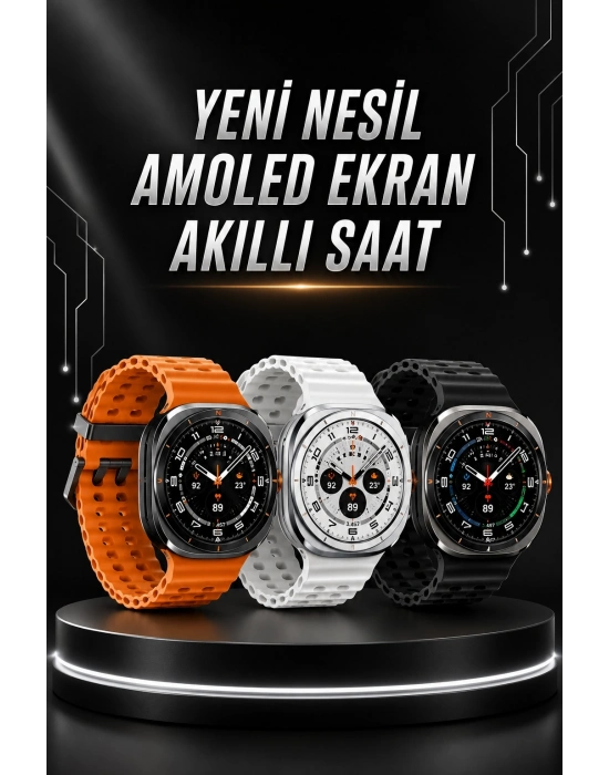 Akıllı Saat Müzik Dinleme Nabız Ölçer NFC ve GPS Uyumlu Sesli Asistan