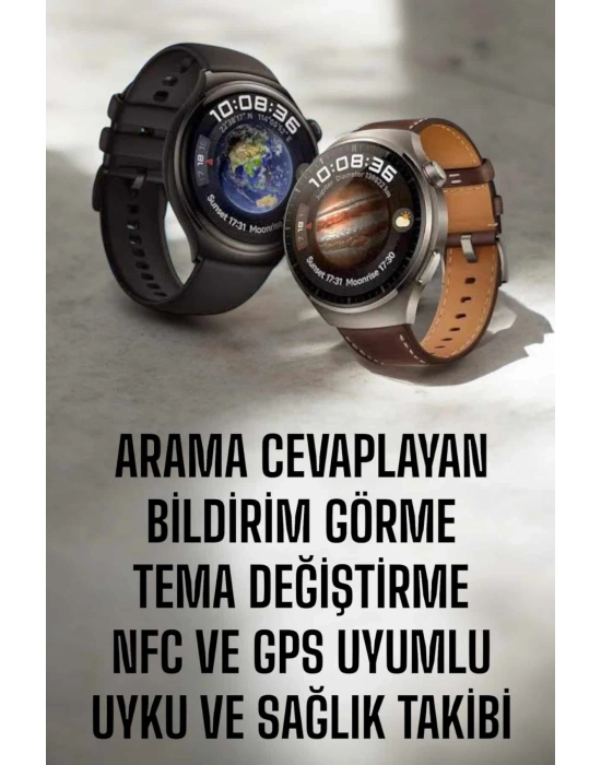 Akıllı Saat Sesli Görüşme, NFC Uyumlu, Bildirim Görme ve Uyku ve Sağlık Takibi