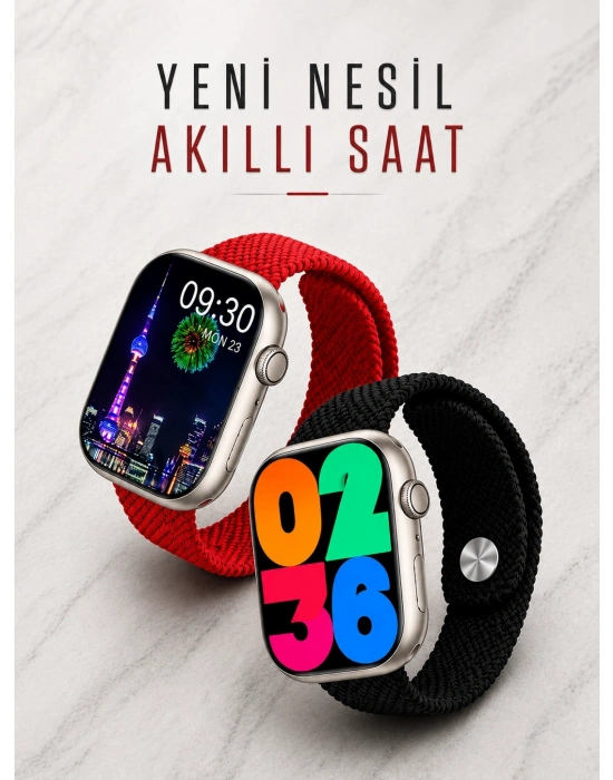 Akıllı Saat Tema Değiştirme Uyku ve Sağlık Takibi Bluetooth Bağlantılı