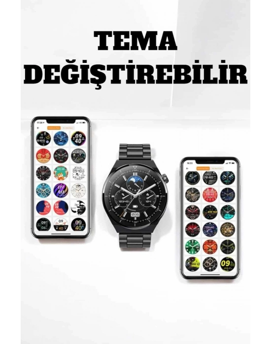 Akıllı Saat Uyku Ve Sağlık Takibi Bildirim Görme Arama Cevaplama
