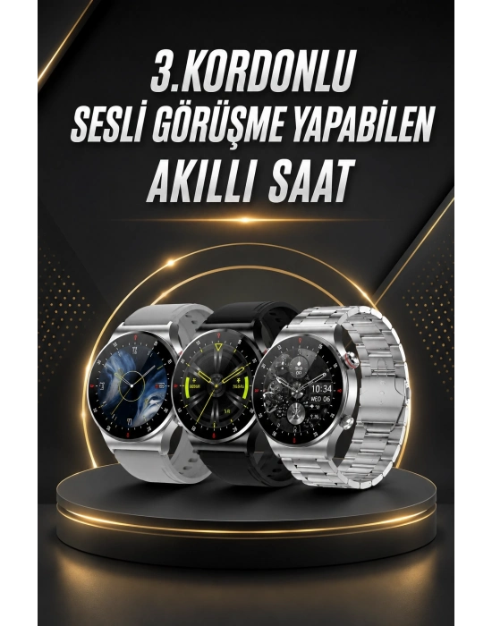 Akıllı Saat Uyku ve Sağlık Takibi NFC Uyumlu Bluetoooth Bağlantılı Android İOS Uyumlu