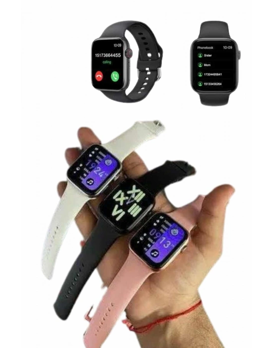 ® Akıllı Saat Yeni Nesil Android ve İOS Uyumlu Titreşim Modlu Alarm Kronometre