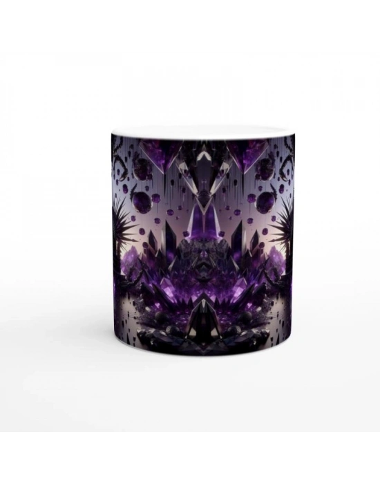 Akrep Burcu Baskılı Kahve Kupası - Büyülü Kristal Mağarası Temalı Vs3