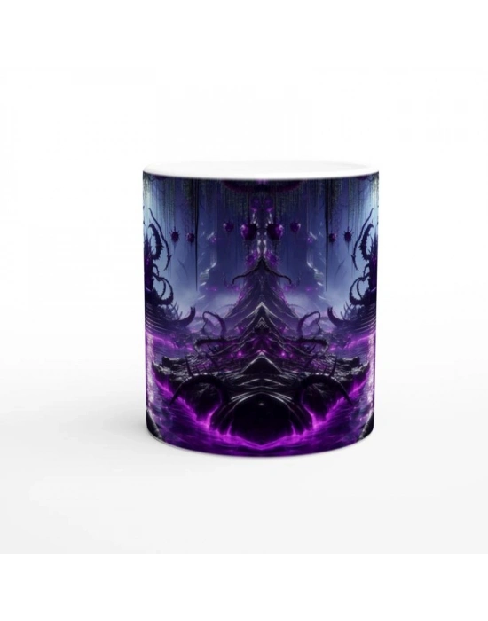 Akrep Burcu Baskılı Kahve Kupası - Elementsel Doğa Krallığı Temalı Vs3