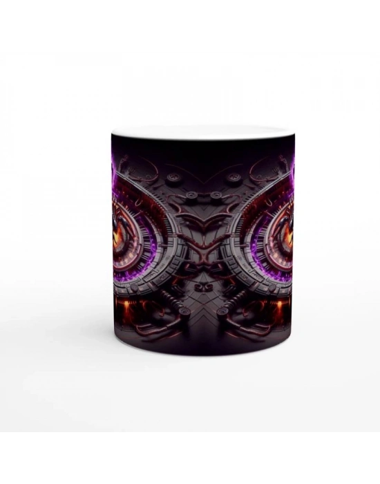 Akrep Burcu Baskılı Kahve Kupası - Zamanın Çarkları Astroloji Mekanizması Vs3