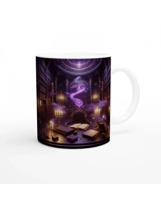 Akrep Burcu Baskılı Kahve Kupası - Zodyak Kütüpanesi Vs2