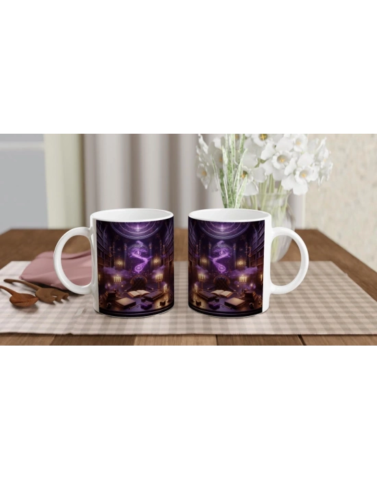 Akrep Burcu Baskılı Kahve Kupası - Zodyak Kütüpanesi Vs2