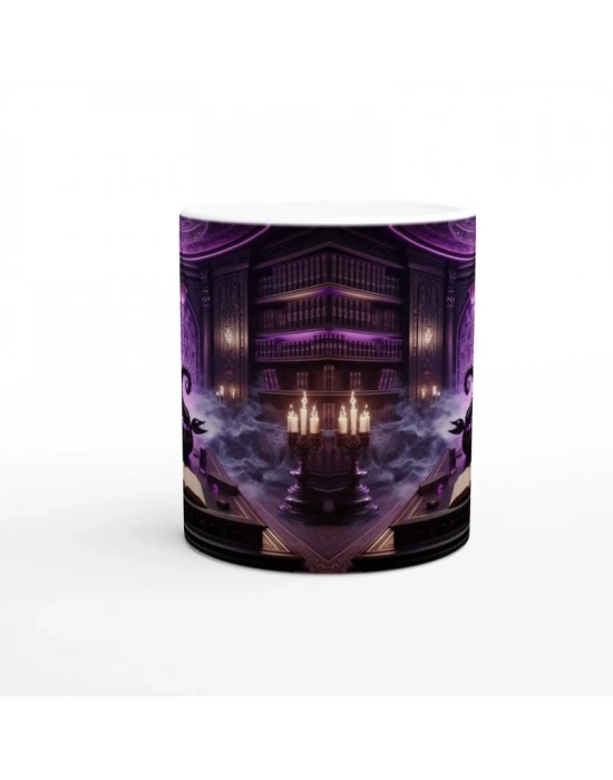 Akrep Burcu Baskılı Kahve Kupası - Zodyak Kütüpanesi Vs3