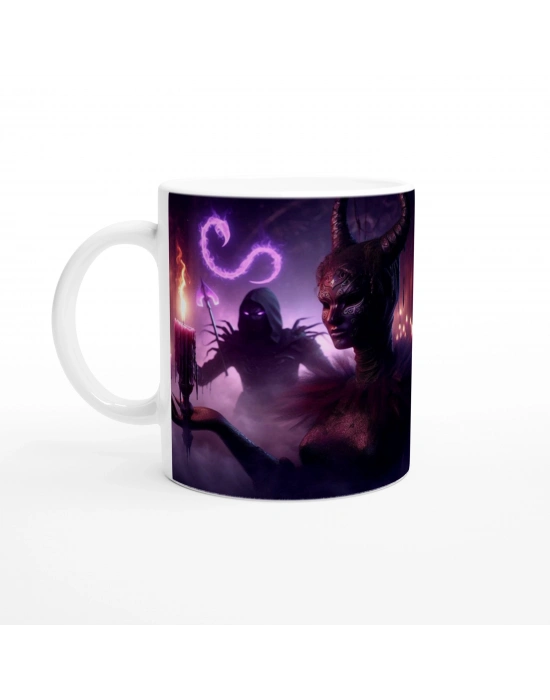 Akrep Burcu Baskılı Kahve Kupası - Zodyak Maskeli Balo Vs1