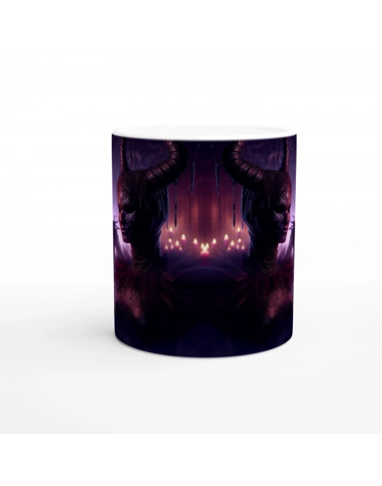 Akrep Burcu Baskılı Kahve Kupası - Zodyak Maskeli Balo Vs1