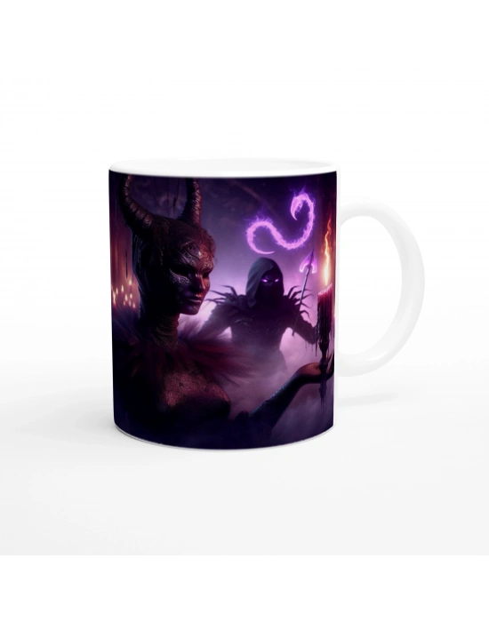 Akrep Burcu Baskılı Kahve Kupası - Zodyak Maskeli Balo Vs1