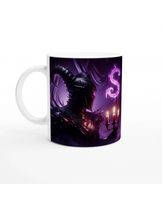 Akrep Burcu Baskılı Kahve Kupası - Zodyak Maskeli Balo Vs2