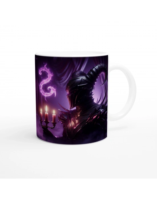 Akrep Burcu Baskılı Kahve Kupası - Zodyak Maskeli Balo Vs2