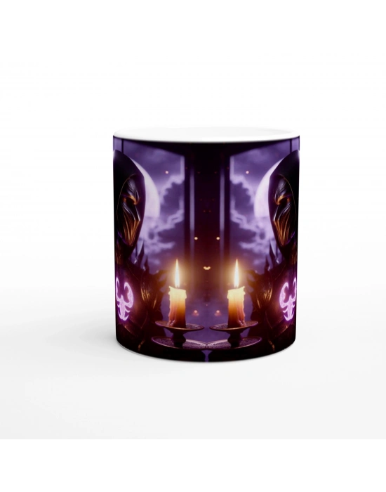 Akrep Burcu Baskılı Kahve Kupası - Zodyak Maskeli Balo Vs3