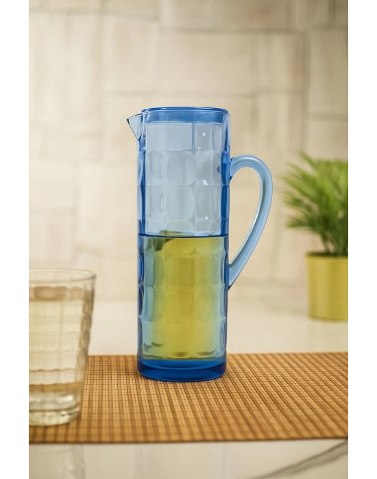 Akrilik Allegra 1,5 Lt Lacivert Sürahi (Buzdolabı Kapak Rafına Sığar)