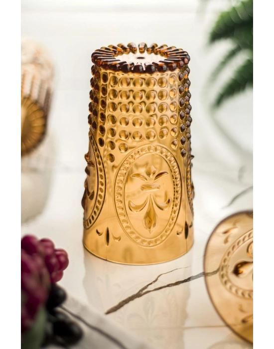 Akrilik Bal Tekli Uzun Bardak & Su Meşrubat Bardağı 750 ml ( Büyük Boy & Cam Değildir )