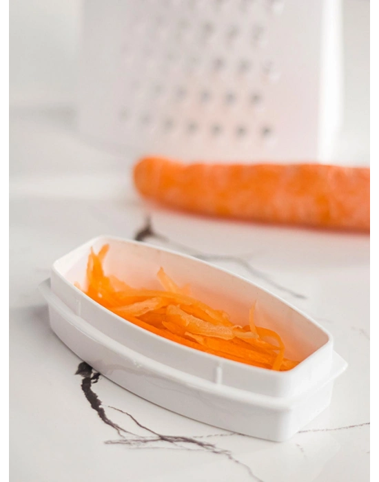 Akrilik Beyaz El Kesmeyen Hazneli Rende