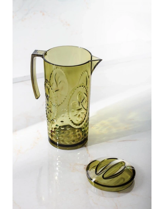 Akrilik Magic 2,3 Lt Koyu Yeşil Sürahi ( Cam Değildir !!! )