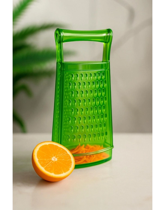 Akrilik Şeffaf El Kesmeyen Hazneli Rende