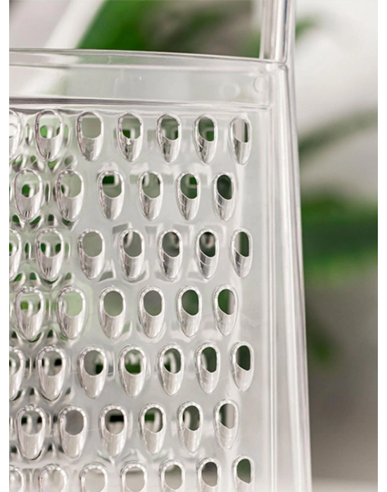 Akrilik Şeffaf El Kesmeyen Hazneli Rende