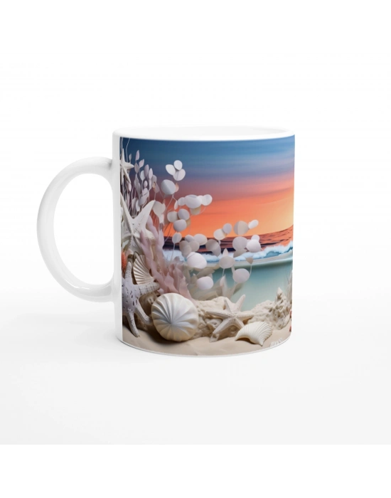 Akşam Işığında Deniz Yıldızları Kupa Bardak