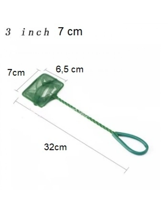 Akvaryum Balık Yakalama Kepçesi 3 inç 7 cm