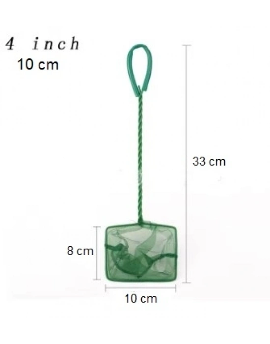 Akvaryum Balık Yakalama Kepçesi 4 inç 10 cm