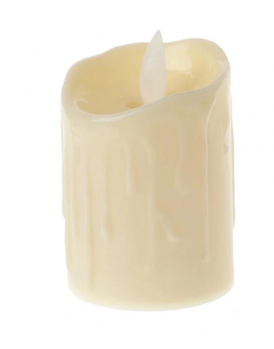 Alevli Led Mum Hareketli Alev Görünümlü Dekoratif Mum - 7cm