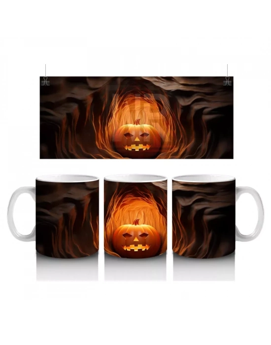 Alevli Tünelde Yalnız Balkabağı – Hediyelik Kahve Kupası