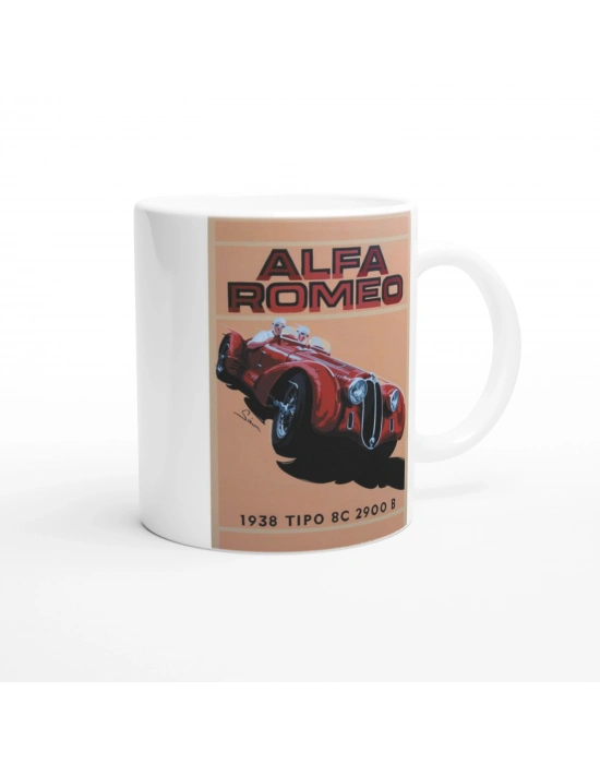 Alfa Romeo 1938 Tipo Klasik Yarış Arabası Kupa