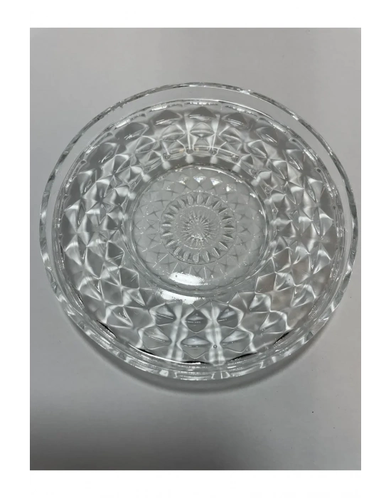 Alin Adela 6lı Cam Çay Tabağı Çay Tabak Altlığı Royaleks-RYG8030