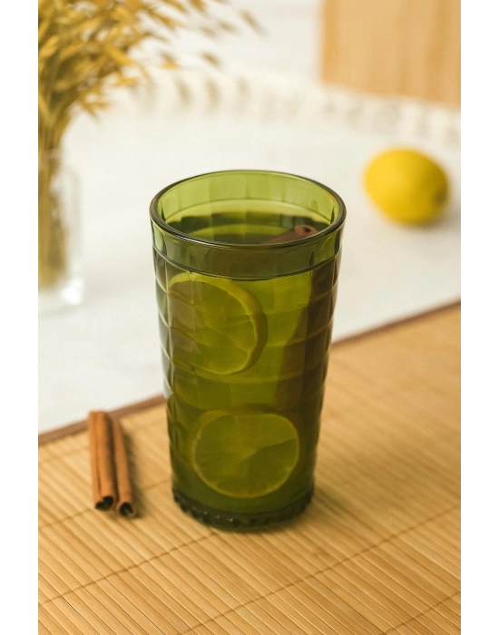 Allegra Koyu Yeşil Bardak - 750 ml Tekli Akrilik Malzeme - Cam Değildir Kırılmaya Dayanıklı