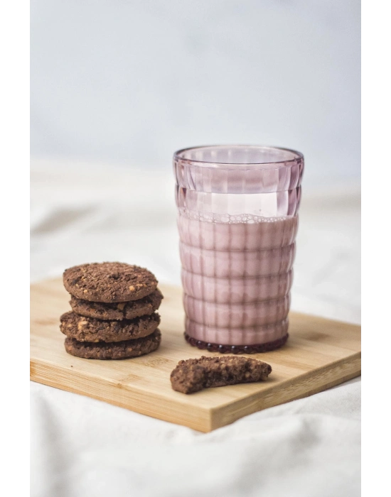 Allegra Mürdüm Akrilik Bardak | 400 ml Şık Su ve Meşrubat Bardağı | Cam Değildir | Kırılmaya Dayanıklı Tekli