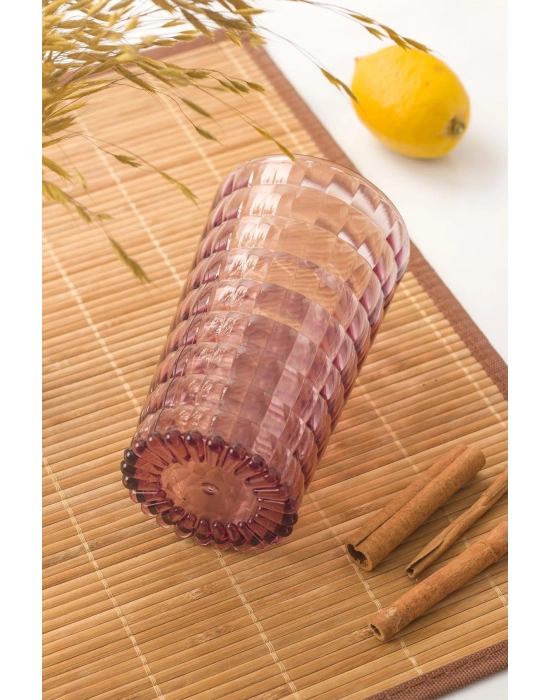 Allegra Mürdüm Bardak - 750 ml Tekli Akrilik Malzeme - Cam Değildir Kırılmaya Dayanıklı