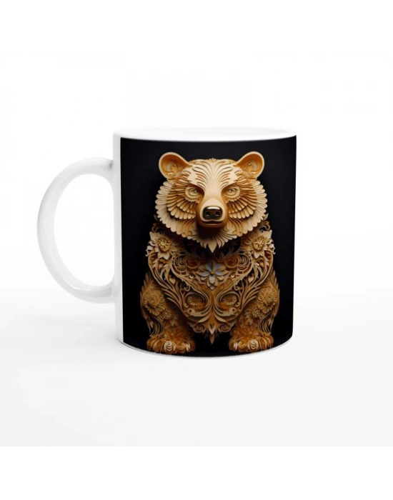 Altın Çiçekli Bohem Ayı Kupa Bardak