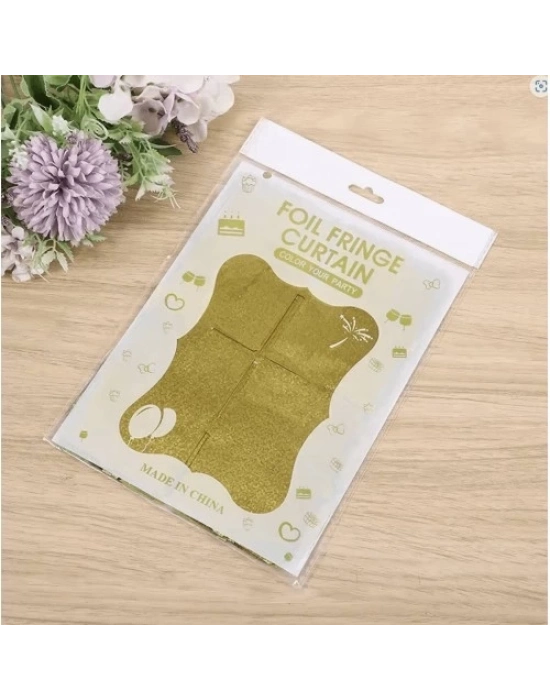 Altın Gold Renk Fon Perde Dekor