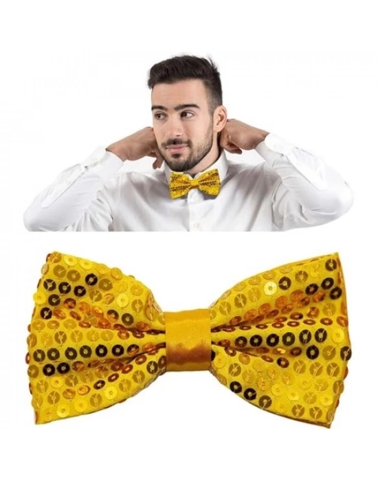 Altın Payetli Pullu Papyon