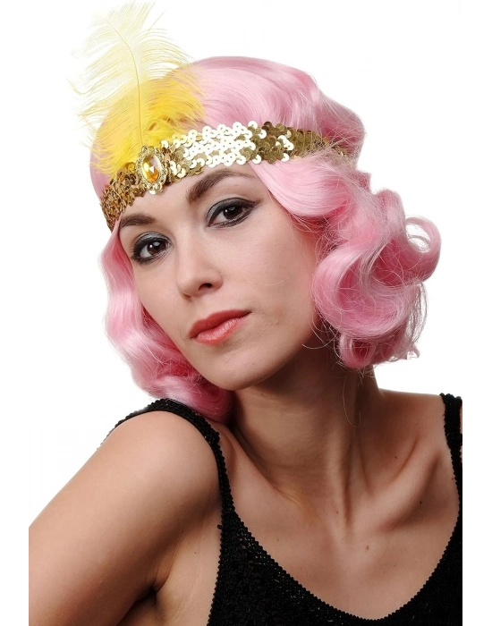 Altın Renk Çarliston Saç Bandı