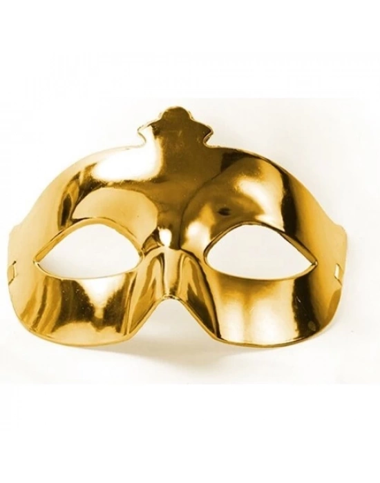 Altın Renk Ekstra Parlak Balo Maskesi