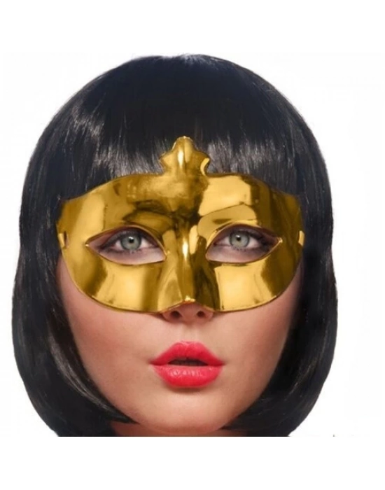 Altın Renk Ekstra Parlak Balo Maskesi
