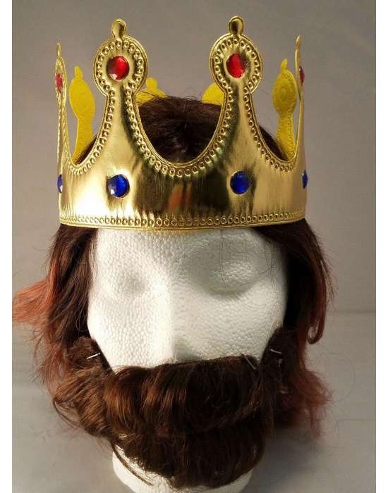 Altın Renk Eva Malzemeden İmal Çocuk Kral Tacı 57 Cm