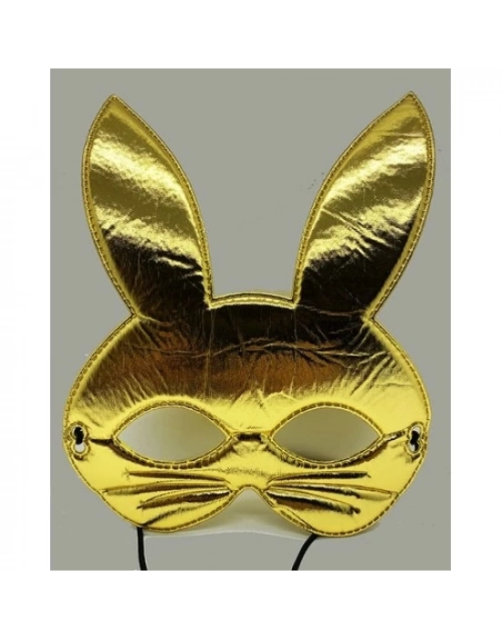 Altın Renk Tavşan Maskesi