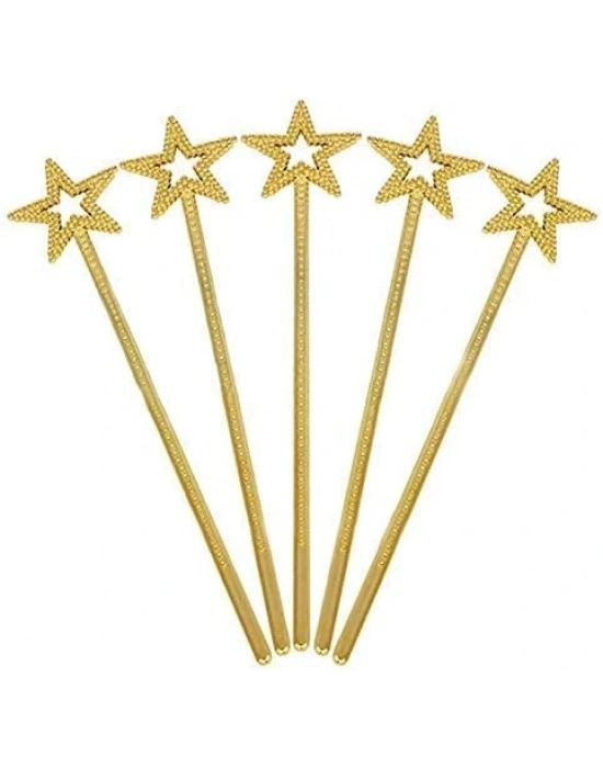 Altın Renk Yıldız Peri Asası Peri Değneği 34 Cm 1 Adet